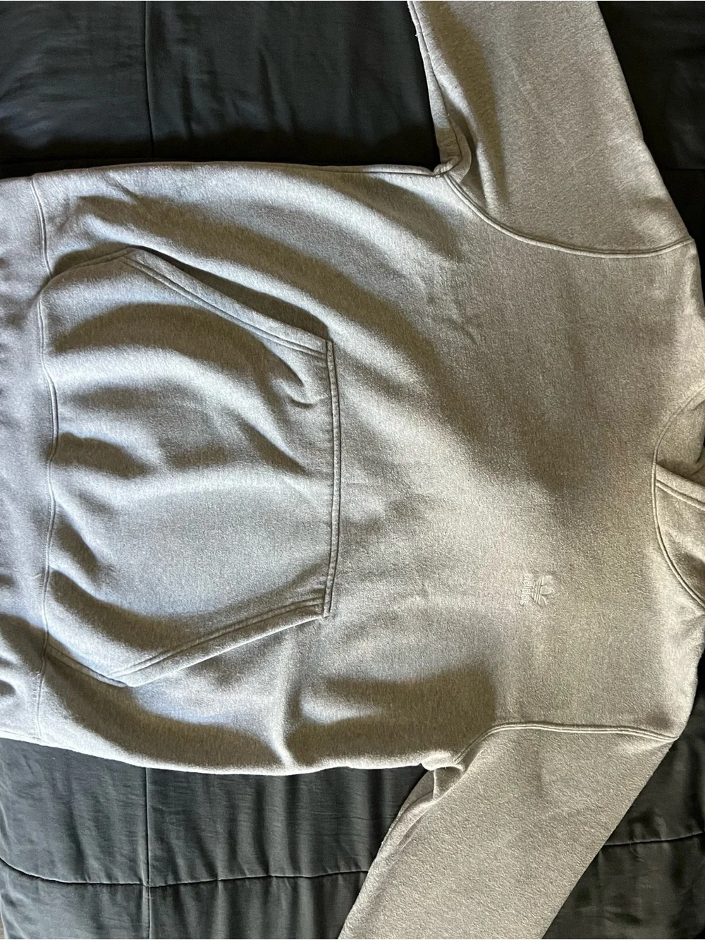 Adidas Originals Trefoil Essentials Hoodie - Heather Gray